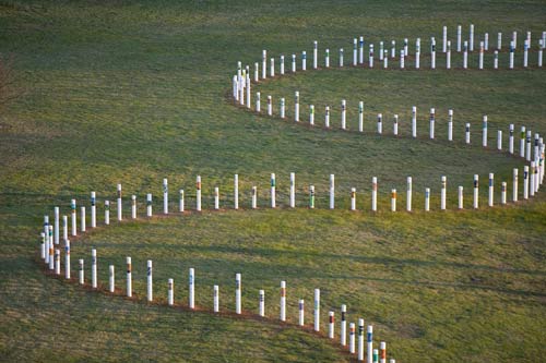 Aerial photos of SIEV X Memorial